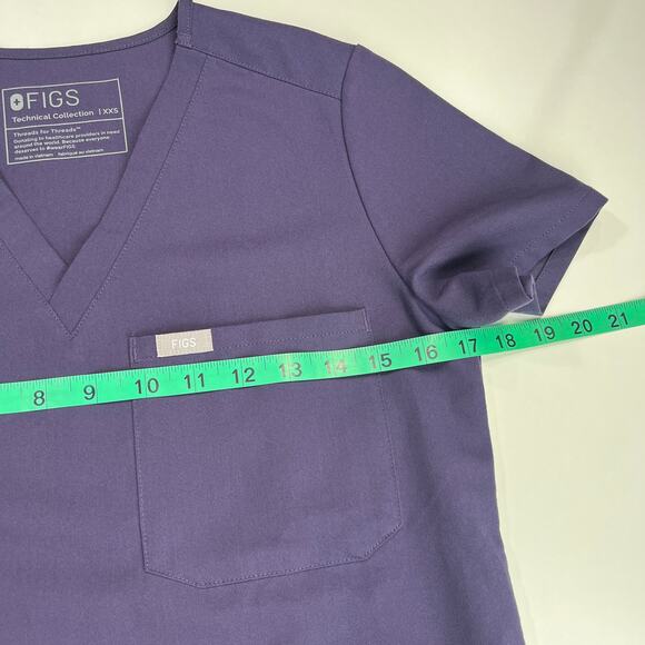 Figs Scrub Set Purple Shadow Zamora Jogger Pants XSP Catarina Top XXS - Picture 11 of 16